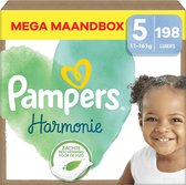 Pampers - Harmonie - Taille 5 - Mega Boîte Mensuelle - 210 pièces - 11/16 KG