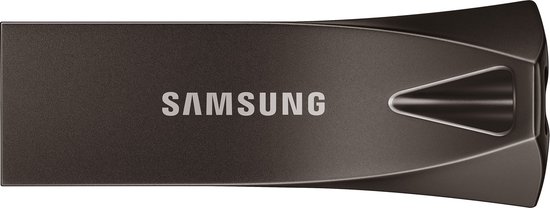 Samsung BAR Plus - USB stick - USB 3.1 - USB A - 128 GB - Titaan grijs