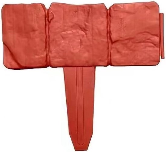 YUENFONG 15m Gazonrand, bloembedrand, metaal, verzinkt, flexibele bloembedbegrenzing, maaikant, palissade, tuindecoratief UV en weerbestendig, 100 cm
