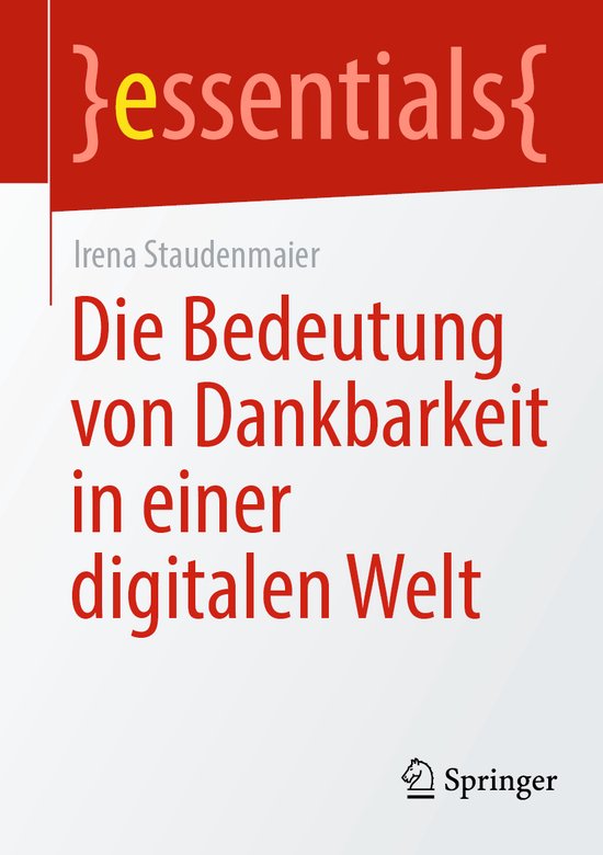 essentials- Die Bedeutung von Dankbarkeit in einer digitalen ... - cover