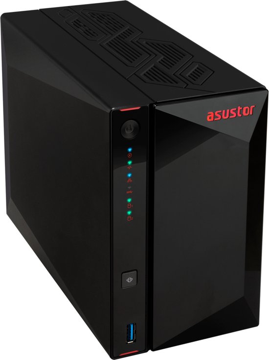 Asustor AS5402T data-opslag-server NAS Intel® Celeron® N5105 4 GB DDR4 0 TB ADM Zwart van Asustor — afbeelding 4