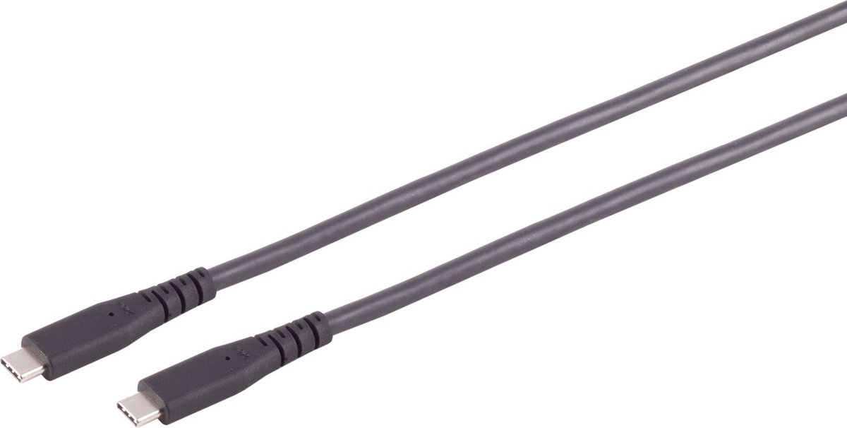 USB-C naar USB-C kabel - USB4 (tot 40 Gbit/s) - PD3.1 tot 240W - video tot 8K 60Hz / zwart - 1 meter