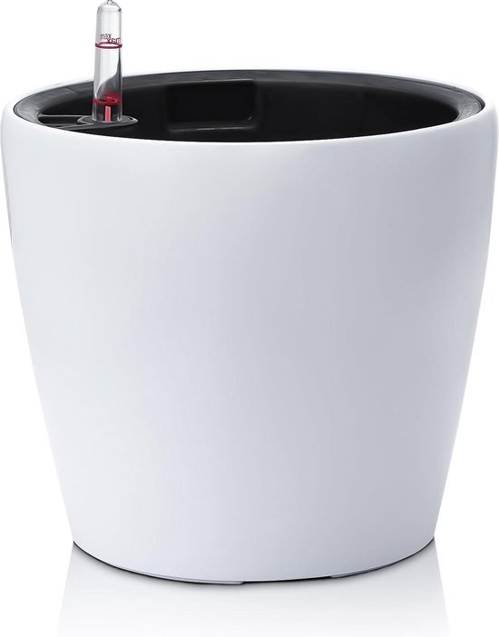 Santino ASTI Zelfbewaterende plantenbak van 30 cm voor kamerplanten - moderne bloempot met waterniveau-indicator voor alle huiskruiden, planten, Afrikaanse viooltjes en dahlia's ( 11,8 inch, 12 L