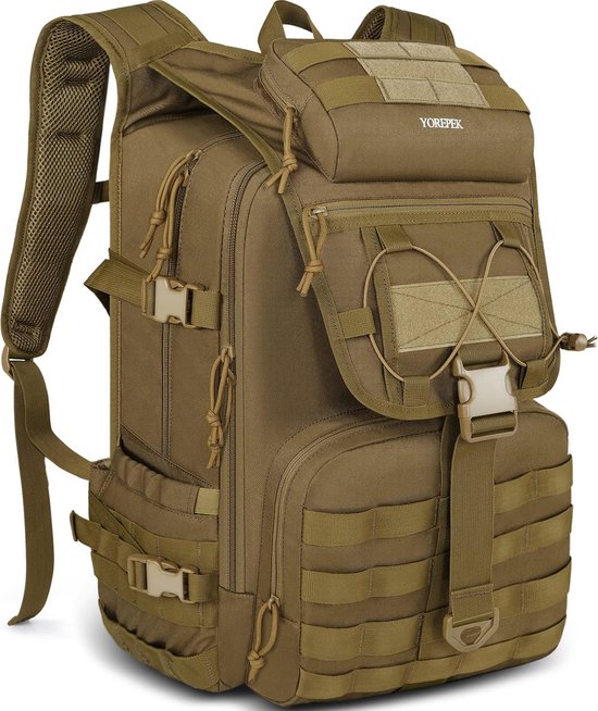 RUGSAK ALPHA Go | Taktischer Rucksack [15-25L] Wasserdicht & EXTREM Robust | Militär Survival Backpack | für Outdoor Arbeit Wandern Camping und Gym | Molle Reiserucksack Herren & Damen