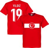 Turkije Yildiz 19 Banner T-Shirt - Rood - M