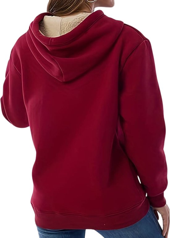 Generisch 2026 Casual dameshoodie, basic trui, zacht, comfortabel