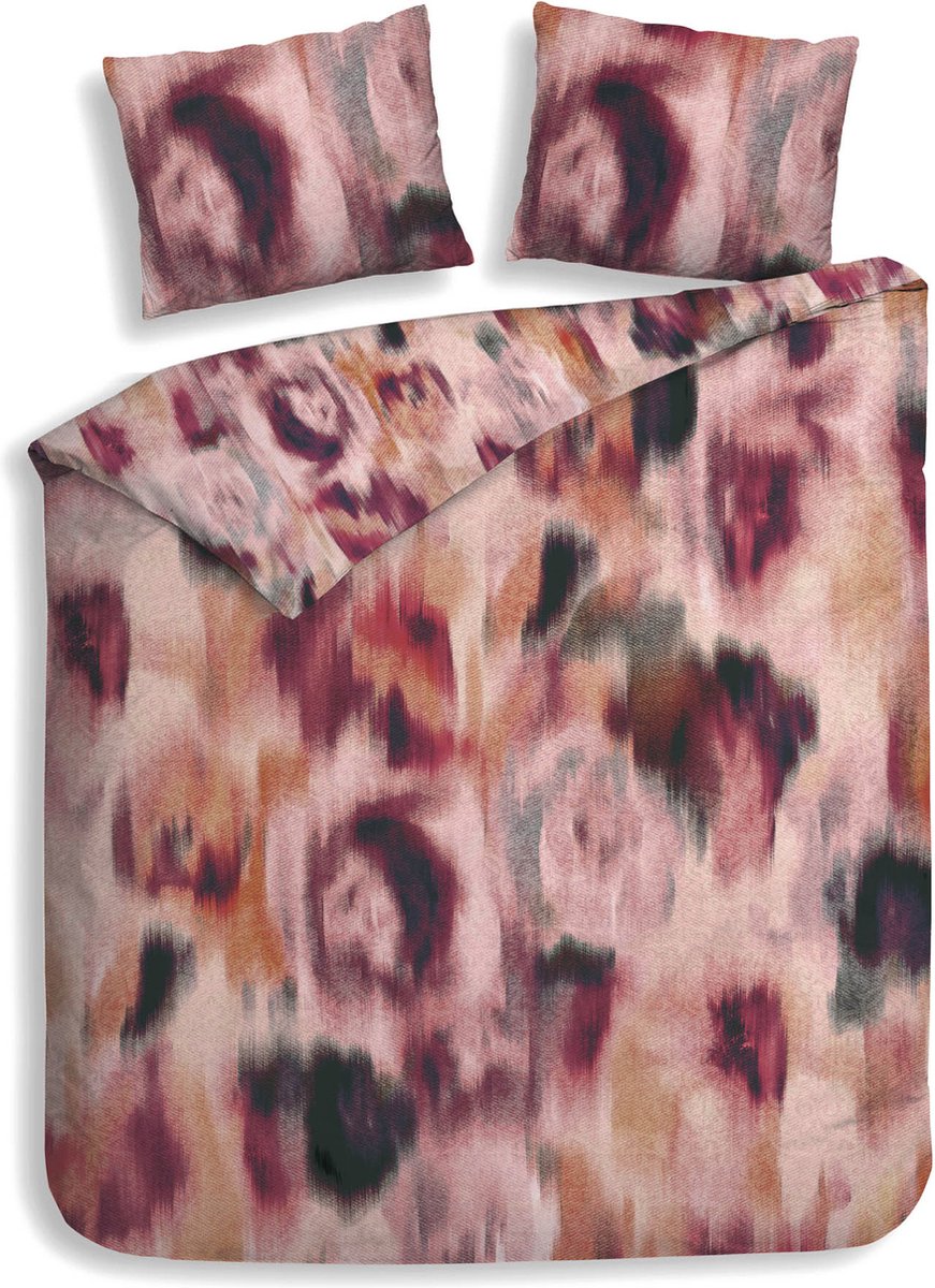 Heckettlane Jolijn Dekbedovertrek - Lits-jumeaux - Katoen - 240x200-220cm - Rood