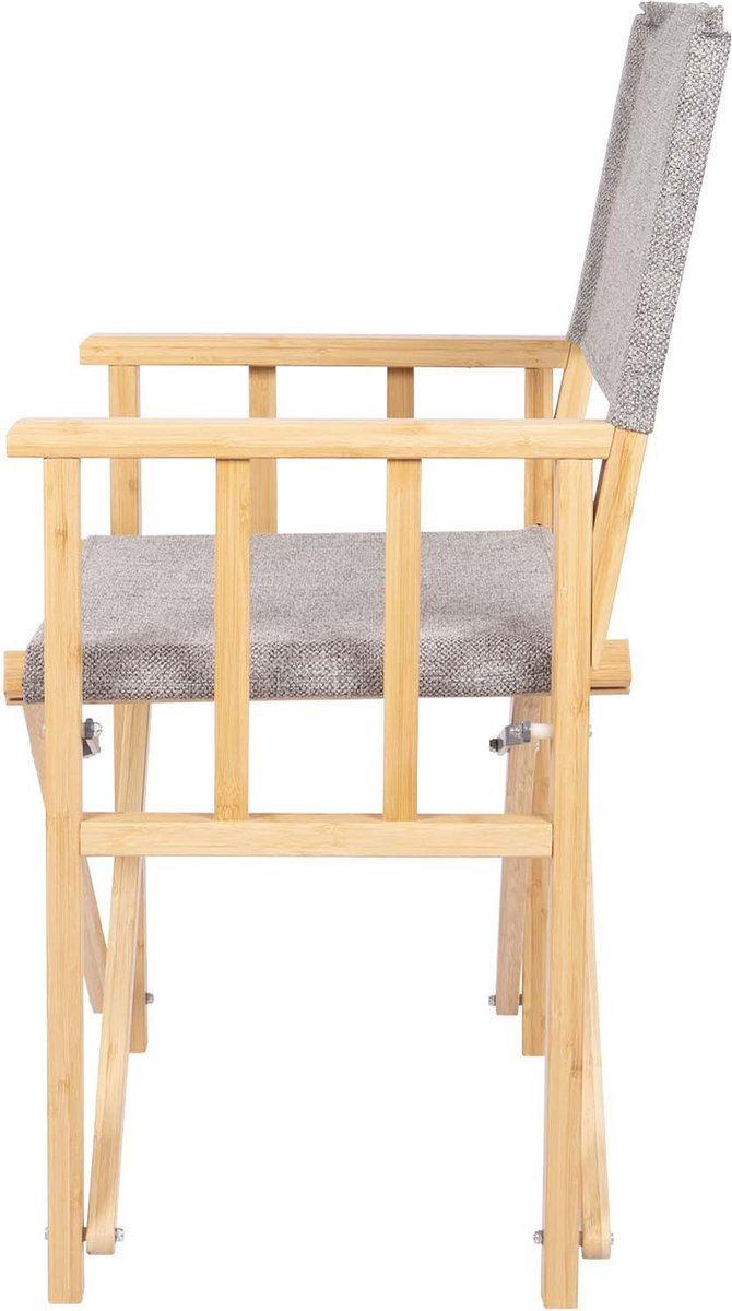 Bo-Camp - Urban Outdoor - Regisseursstoel - Chichester - Grijs van Bo-Camp — afbeelding 3