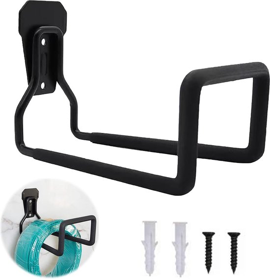 Support Mural Pour Tuyau D'arrosage En Acier Inoxydable - Fixation Murale Ou Sur Robinet, Capacité 5 Kg