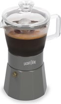 La Cafetière Percolator Verona - Espresso Maker 6 Kopjes - 290 ml - Glas & RVS - Geschikt voor Inductie - Latte