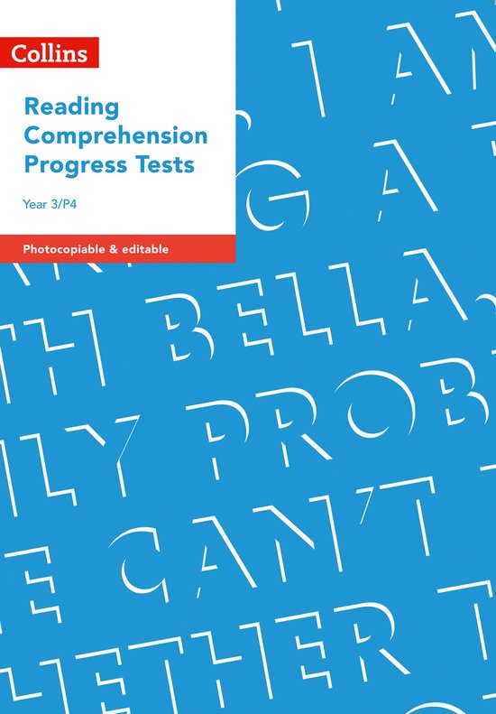 Year 3P4 Reading Comprehension Progress Tests Collins Tests  ... - cover