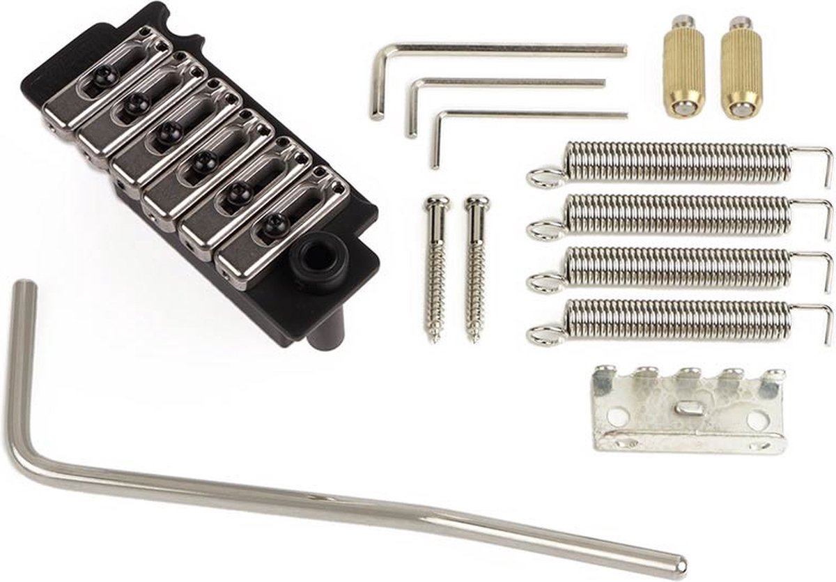 Wilkinson WVS50IIK/BS Zwarte Satin Tremolo met Innovatief Controlearmsysteem