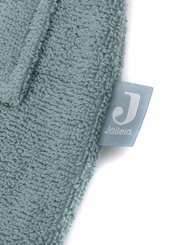 Jollein - Baby Badjas Badstof 3-4 Jaar - Badjas Kinderen met Capuchon - Sea Green van Jollein — afbeelding 3