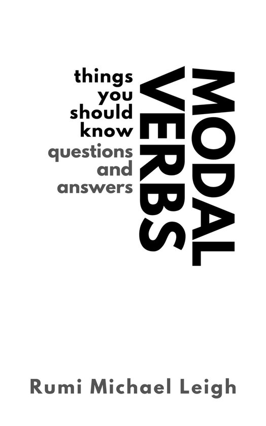 Modal verbs - cover