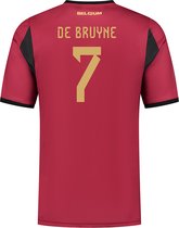 Belgie Voetbalshirt De Bruyne Thuis - 2024-2026 - Voetbalshirts Kinderen - Jongens en Meisjes - Sportshirts - Volwassenen - Heren en Dames-L