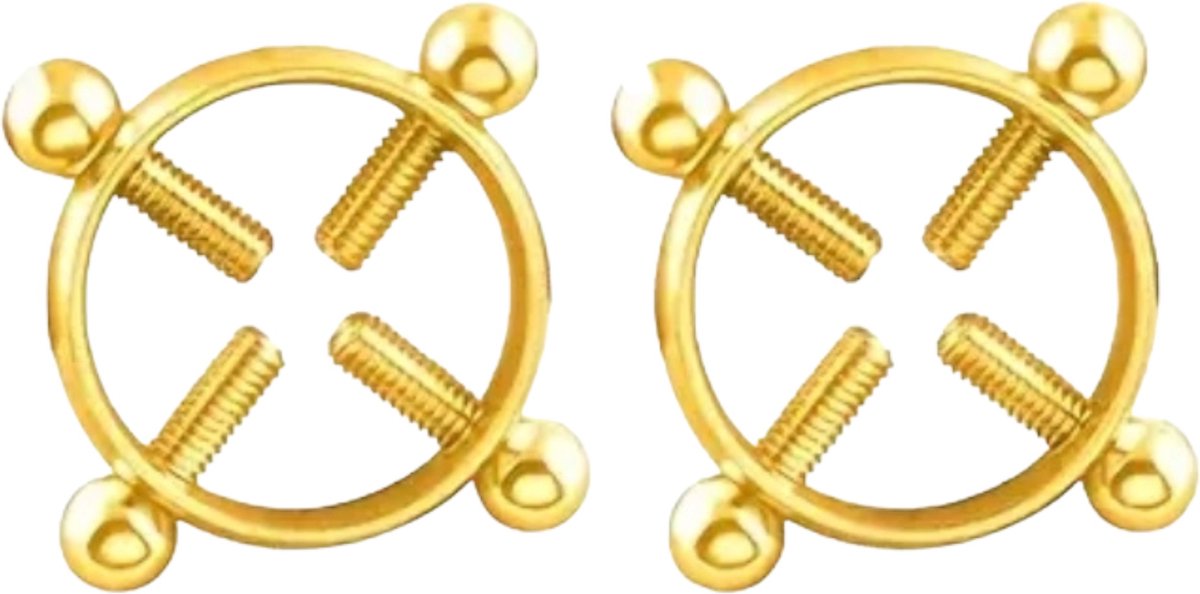 Verstelbare Tepelklemmen Goud Luxe Stijl & Comfort