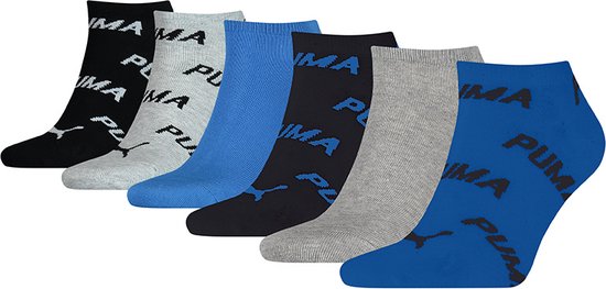PUMA 6P chaussettes baskets logo multi - 35-38