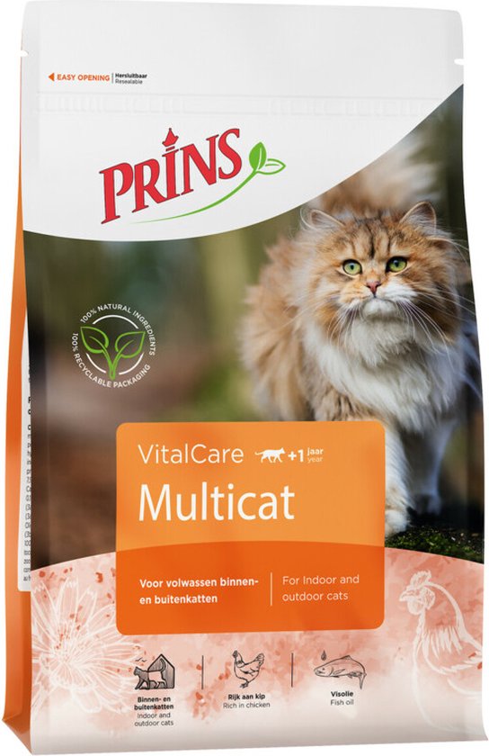 Prins VitalCare Multicat 10kg - Kattenvoer