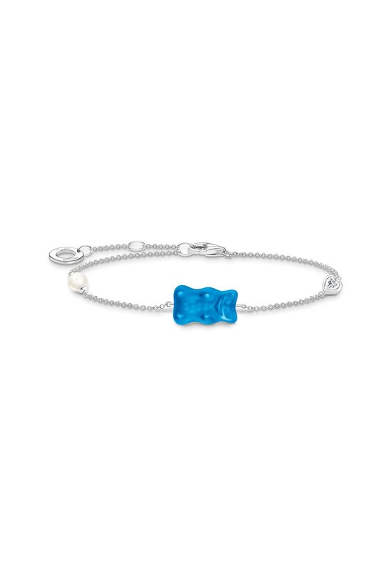 Bracciale THOMAS SABO In Argento 925 Con Ciondolo Ottagonale E Smalto Verde – Regalo Donna, Lunghezza Regolabile 16-19 Cm