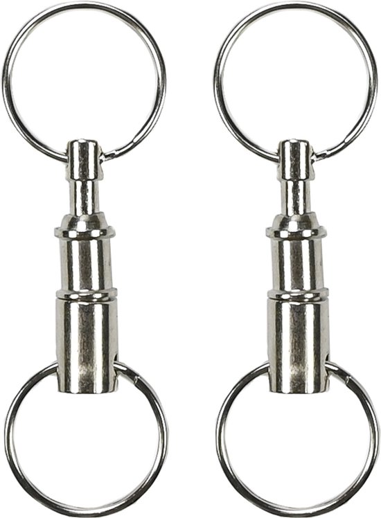 Benson Sleutelhanger - Metaal - Opsplitsbaar - 2 stuks