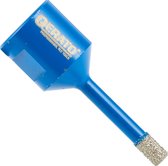 Blauwe Qerato diamantboor 6mm droog M14, voor professioneel tegelwerk.