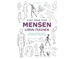 Stap voor stap mensen leren tekenen