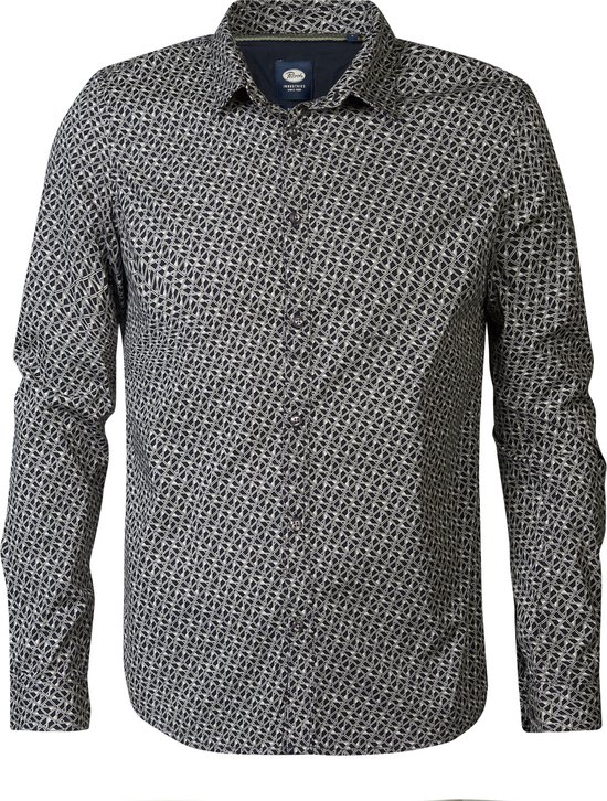 Petrol Industries - Chemise à imprimé intégral pour homme Ouzinkie - Blauw - Taille L