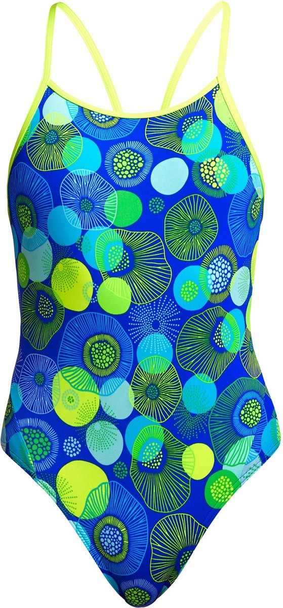 Blue Bottle Diamond back one piece – Meisjes | Funkita | Maat 140