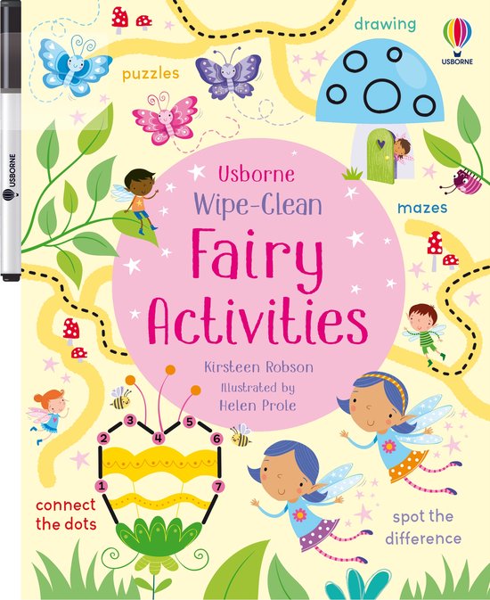 Wipe-clean Activities- Wipe-Clean Fairy Activities - cover