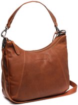 The Chesterfield Brand Medium Schoudertas Leer - Waxed Pull Up - Cognac