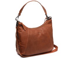 The Chesterfield Brand Medium Schoudertas Leer - Waxed Pull Up - Cognac