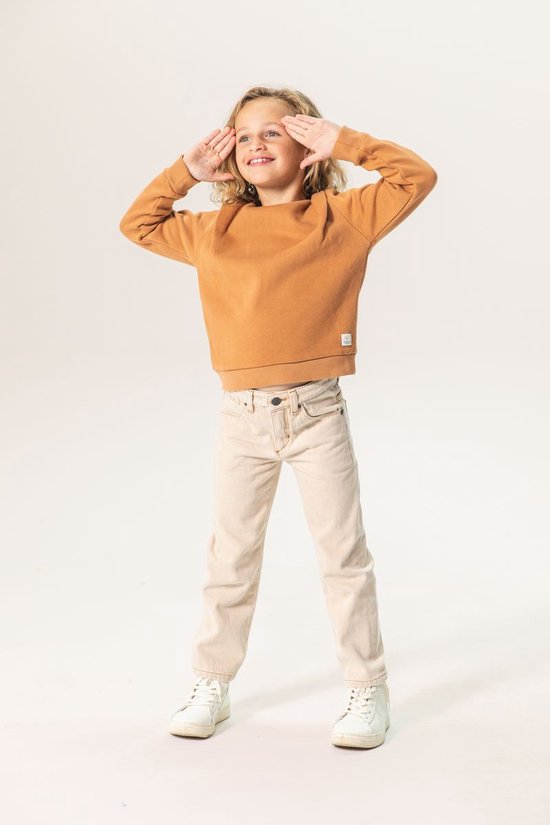Sissy-Boy - Bruine sweater met schouderdetails