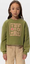 Sissy-Boy - Groene sweater met artwork