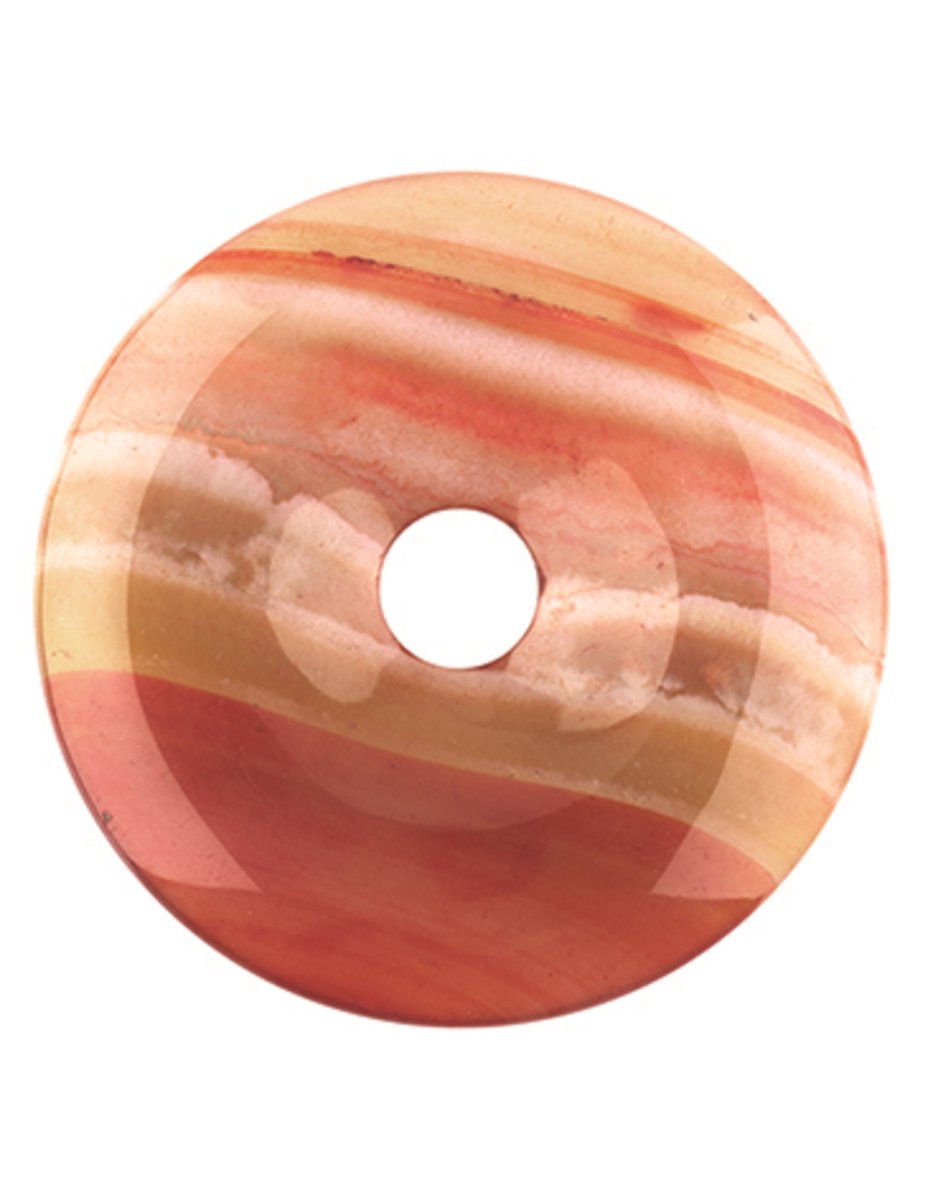 Carneool donut 40 mm