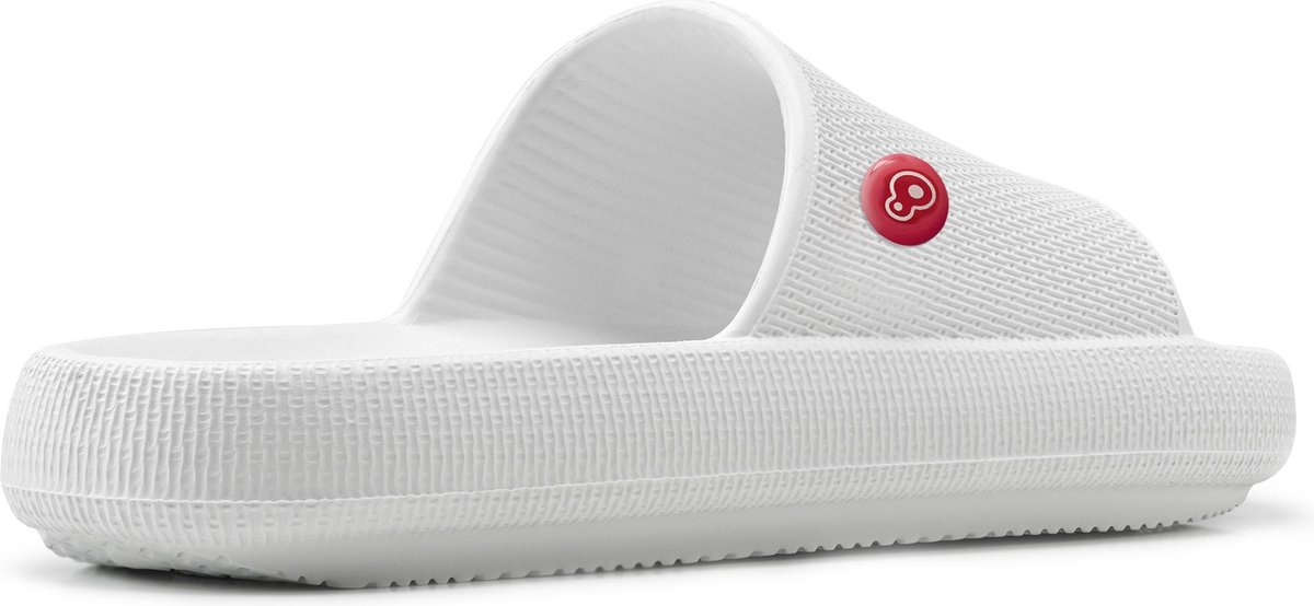 Schu'zz Schuzz herenbadslippers CLAQUETTE Homme Farine / Wit