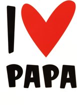 Kaart - Vaderdag - I love papa - SVR06