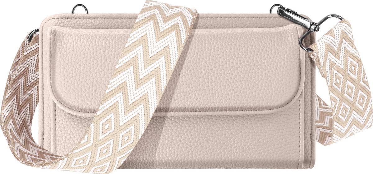 Alta Moda, Handtas Leuke Leren Portemonnee, Beige