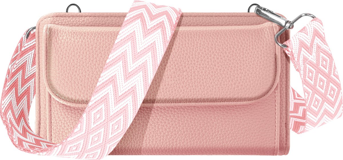 Alta Moda, Handtas Leuke Leren Portemonnee, Roze