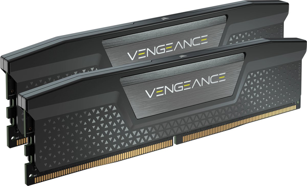 Corsair Vengeance - 32GB - 2 x 16 GB - DDR5 - 5200 CL40 - 1,25v - Intel XMP - CMK32GX5M2E6000C36 - Zwart op Prijzenvolger.com