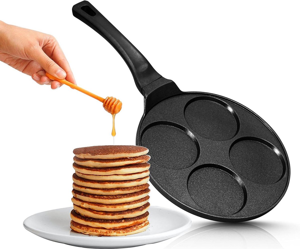 26cm Non-stick keramisk belagt stegepande til mini pandekager mini uttapam mini crepe stegeæg 4 & 7 forme induktion sikker Poffertjes pan