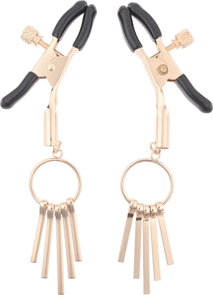 Goedkoopste Sportsheets - Sex & Mischief Verge Nipple Clamps Tepelklemmen - Goudkleurig