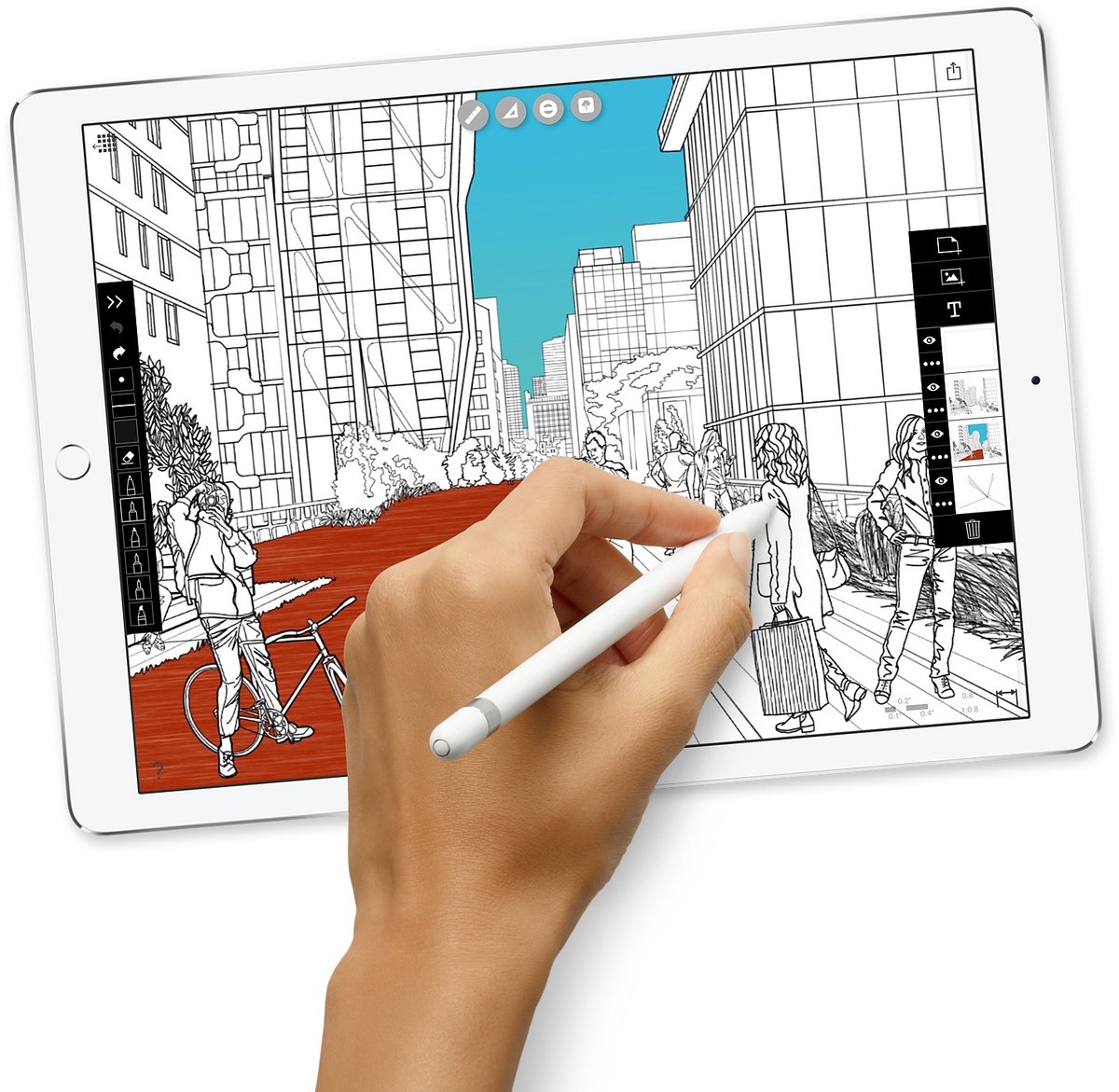 Apple iPad Pro 10.5 inch 64GB WiFi + 4G goud tablet Retina scherm multitasking iOS batterij lang - Afbeelding 3