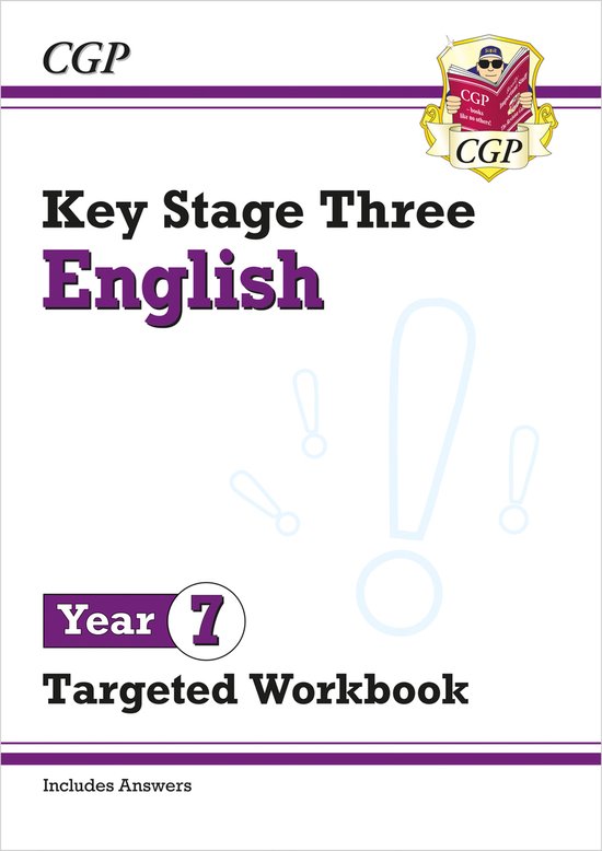 CGP KS3 Targeted Workbooks- KS3 Year 7 English Targeted Workbook (with answers)