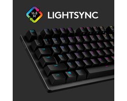 Logitech G512 Carbon GX RED Linear - Bedraad Toetsenbord - Qwerty US - Zwart
