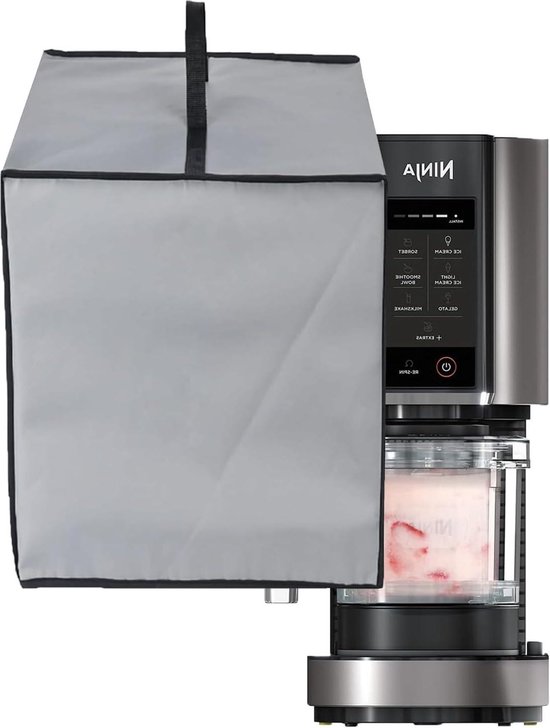 Ninja Creami Deluxe Amerbtech Housse Pour Machine à Crème Glacée, Résistante à La Chaleur, Tissu En Nylon Imperméable Pour Machine à Crème Glacée NC300EU/ NC501EU Sac Avec Poches Latérales Pour Récipients