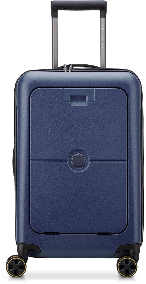 Delsey Turenne 2.0 Business Handbagagekoffer 55 cm – 38/40L Expandable – Voorvak met USB – TSA – 100% Polycarbonaat