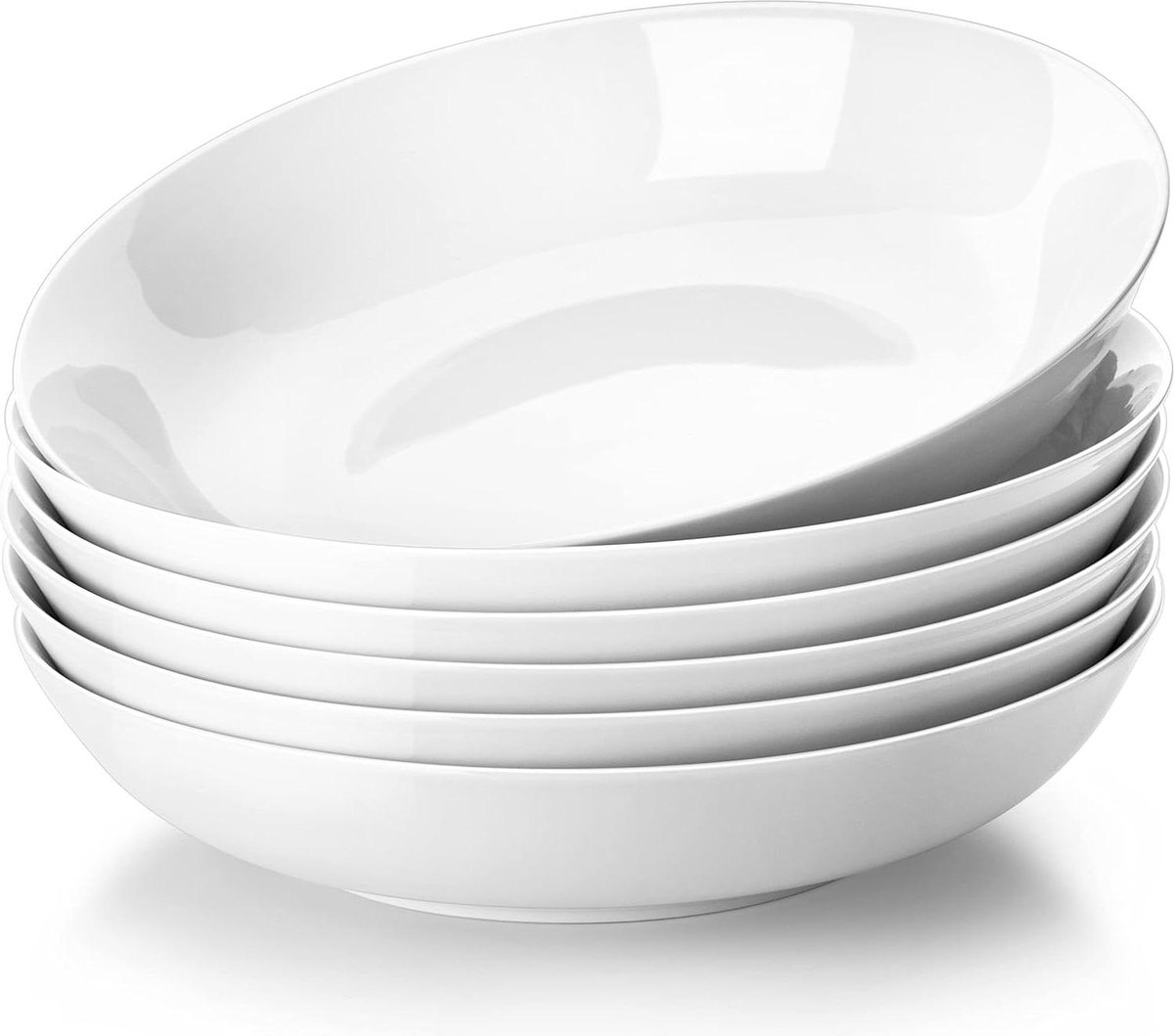 Serie Regular 9'' pastakom porseleinen - salade soep servies - set van 6