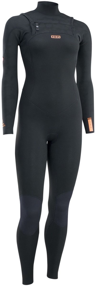 Ion Element 4/3 Mm Dames Wetsuit Van Neopreen Met Lange Mouwen En Rits Op De Borst Zwart M Vrouw