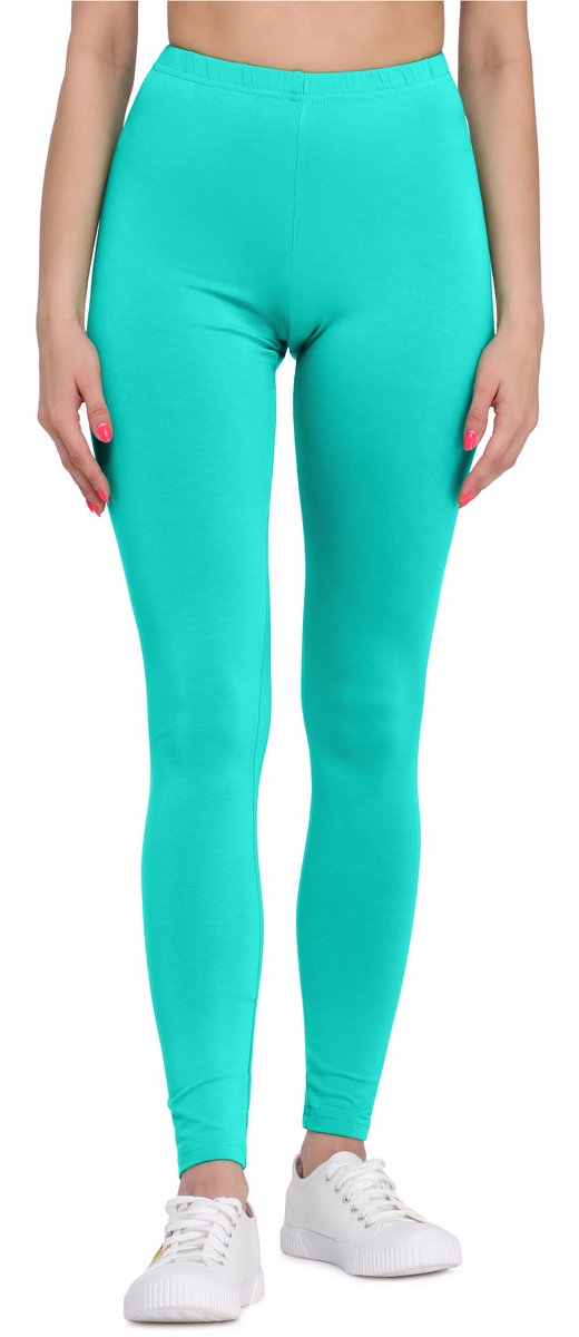 Bellivalini BLV-BLV50-147-LE Dames Leggings - Sport - Vrijetijdsbroek - Lang - Viscose - Sporbroek - Yogabroek - Munt - XXL
