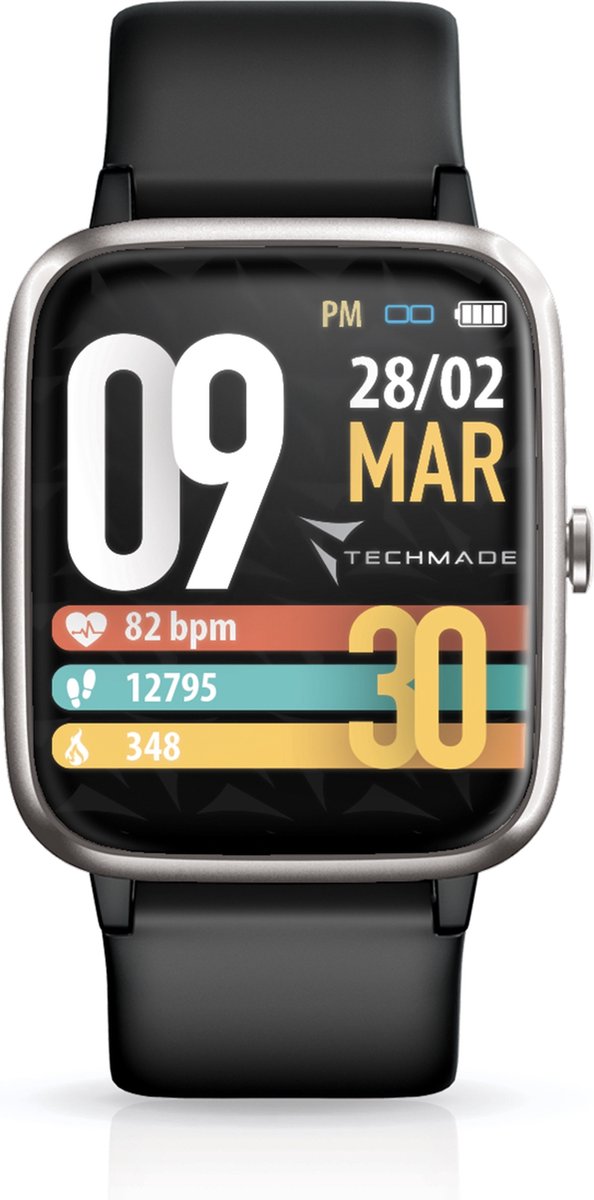 Smart Horloge Move Silver Black
